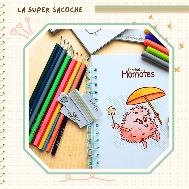 🖍️ La super sacoche d'activités créatives nomade pour les enfants