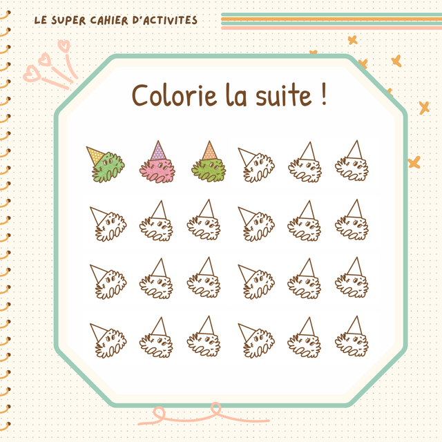 Cahier d'activités format 10x10,5