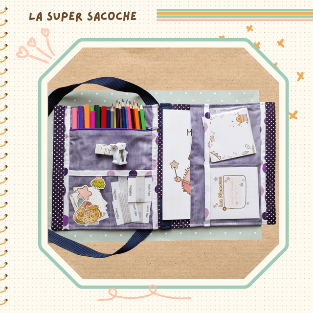 🖍️ La super sacoche d'activités créatives nomade pour les enfants
