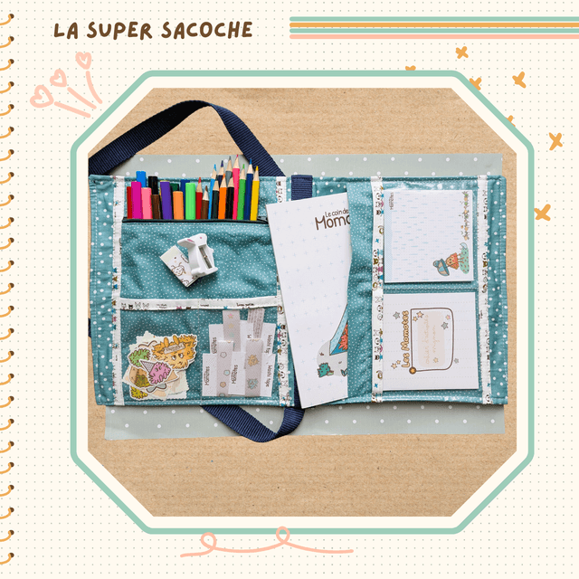 🖍️ La super sacoche d'activités créatives nomade pour les enfants
