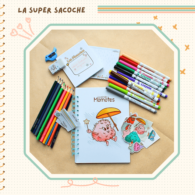 🖍️ La super sacoche d'activités créatives nomade pour les enfants