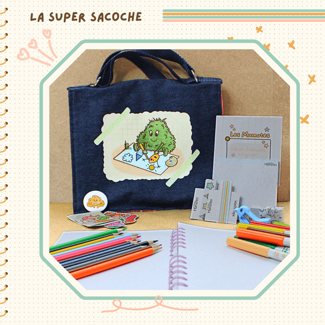 🖍️ La super sacoche d'activités créatives nomade pour les enfants