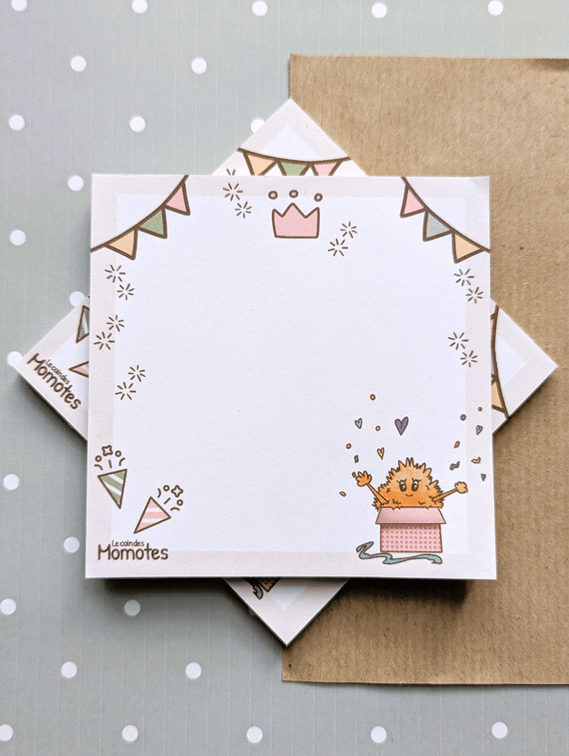 Bloc-notes illustré Momote Surprise