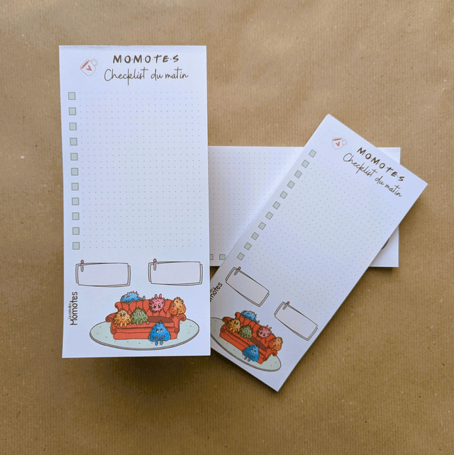 Bloc-notes to do list bande de momotes !