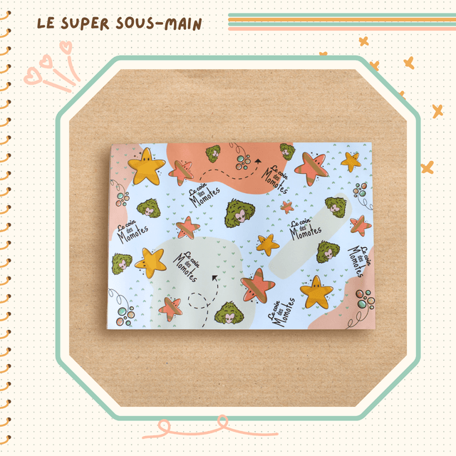 Le super sous-main plastifié momote coeur