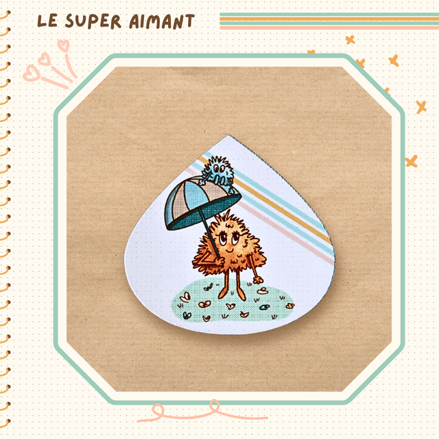 Un super aimant duo de momotes fond quatre bandes